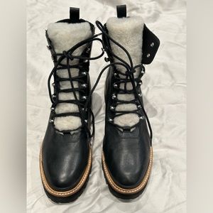 Marc Fisher Izzie Genuine Shearling Boots Size 11
